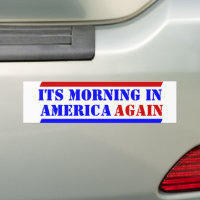 USA ITS MORNING IN AMERICA AGAIN bye bye biden