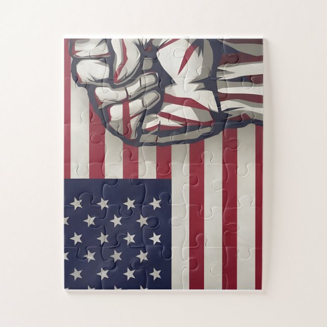 usa jigsaw puzzle (Vertical)