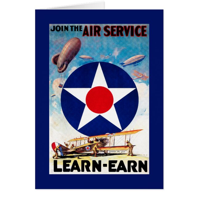 USA - Join the Air Service Learn-Earn (Front)