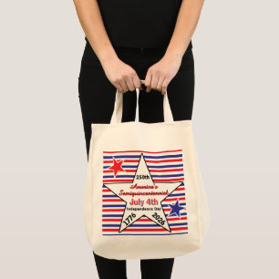 USA July 4th Semiquincentennial Tote Bag