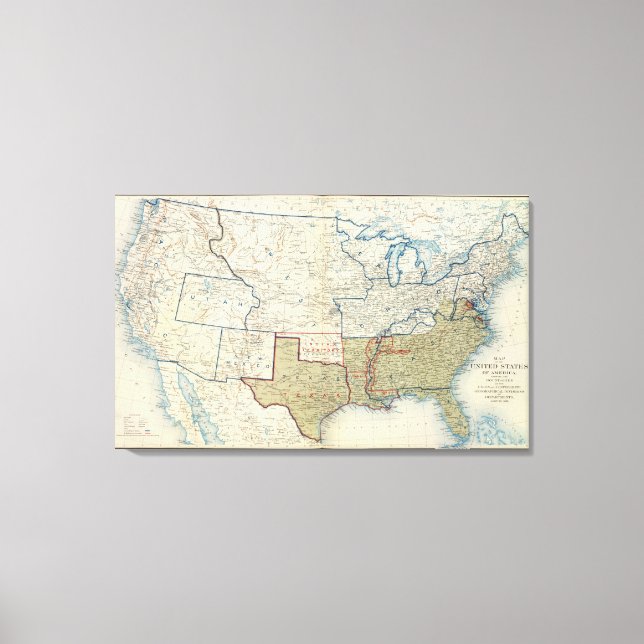 USA June 1861 Canvas Print (Front)