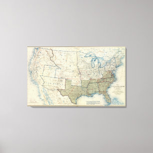 USA June 1862 Canvas Print