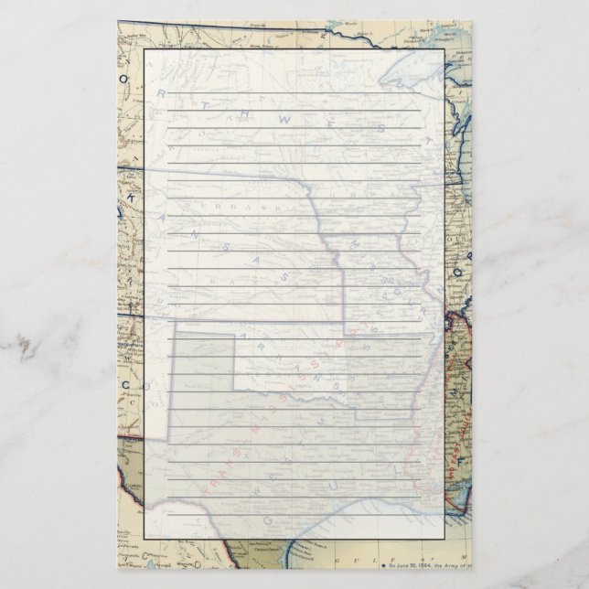 USA June 1864 Stationery (Front)