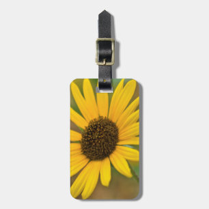 USA, Kansas. Wild Sunflower Luggage Tag