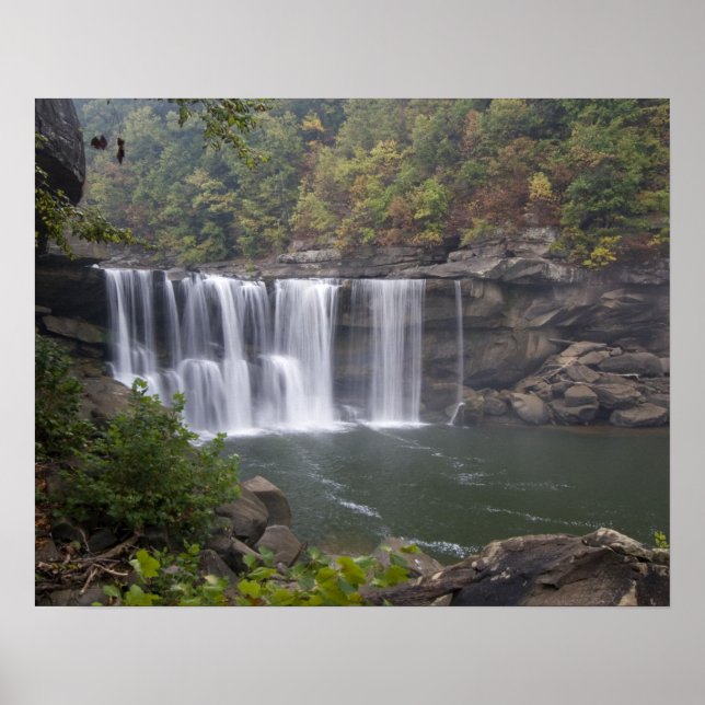USA - Kentucky. Cumberland Falls on the Poster (Front)