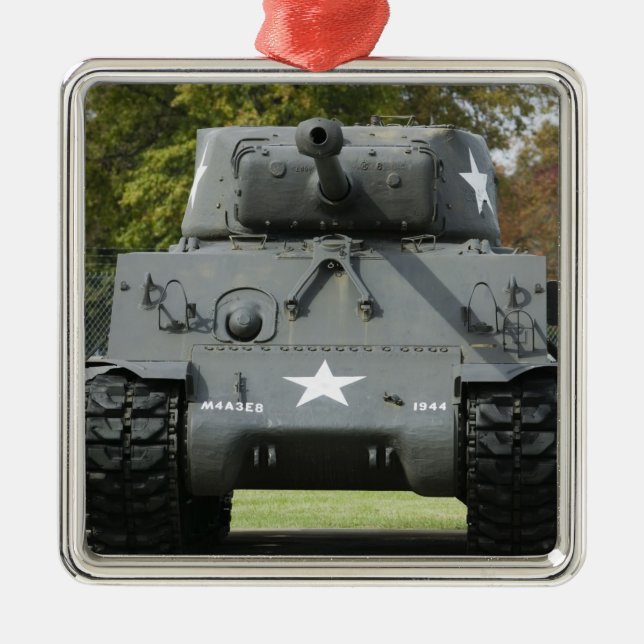 USA, Kentucky, Fort Knox: Patton Museum of Metal Tree Decoration (Front)