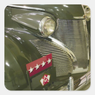 USA, Kentucky, Fort Knox: Patton Museum of Square Sticker