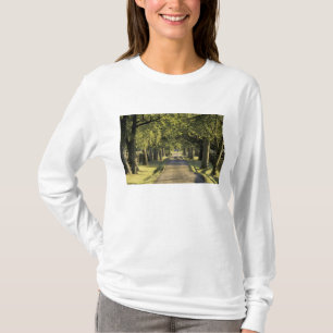 USA, Kentucky, Lexington. Tree-lined driveway, T-Shirt