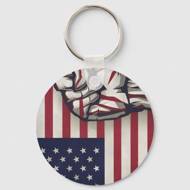 usa key ring (Front)