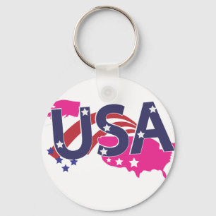 USA KEY RING