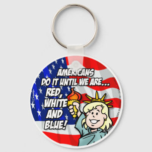 USA KEY RING
