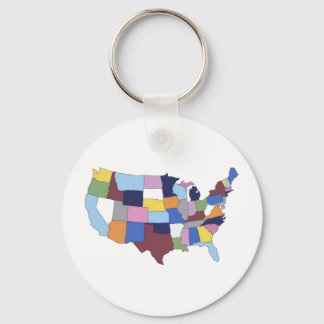 USA KEY RING