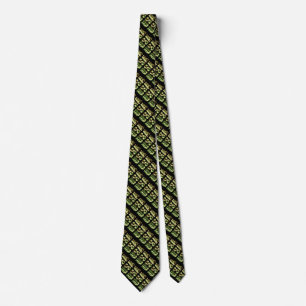 USA khaki camouflage sign Tie