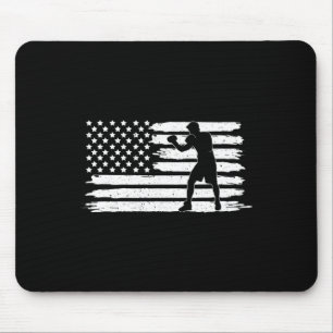 Usa Kickboxing Gloves American Flag Mma Gear Fight Mouse Mat