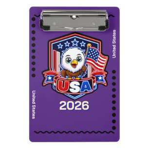 USA Kids Mini Clipboard