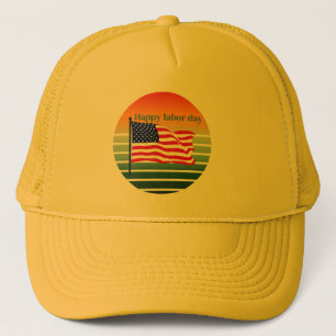 USA Labour Day Trucker Hat