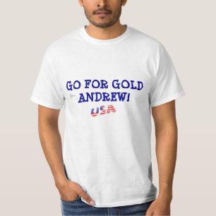 USA logo GO FOR GOLD ANDREW T-SHIRT
