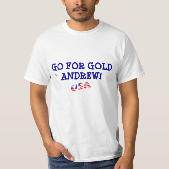 USA logo GO FOR GOLD ANDREW T-SHIRT