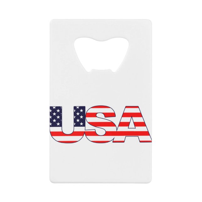 USA Logo Initials with American flag (Front)