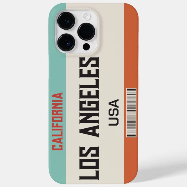 USA LOS ANGELES CALIFORNIA LISENCE PLATE  Case-Mate iPhone CASE (Back)