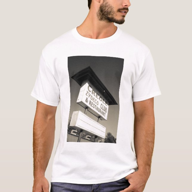 USA, Louisiana, Henderson. Creole Zydeco Music T-Shirt (Front)