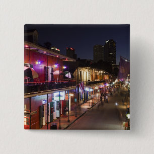 USA, Louisiana, New Orleans. French Quarter, 15 Cm Square Badge