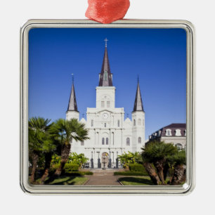 USA, Louisiana, New Orleans. French Quarter, Metal Tree Decoration