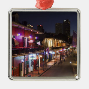 USA, Louisiana, New Orleans. French Quarter, Metal Tree Decoration