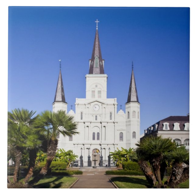 USA, Louisiana, New Orleans. French Quarter, Tile (Front)