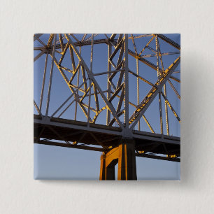 USA, Louisiana, New Orleans. Greater New 15 Cm Square Badge
