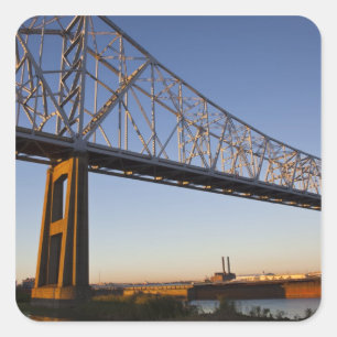 USA, Louisiana, New Orleans. Greater New 2 Square Sticker