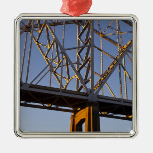 USA, Louisiana, New Orleans. Greater New Metal Tree Decoration