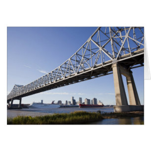 USA, Louisiana, New Orleans. Skyline from the 2