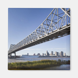 USA, Louisiana, New Orleans. Skyline from the Magnet