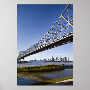 USA, Louisiana, New Orleans. Skyline from the Poster
