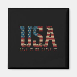Usa Love It Or Leave It America Vote For Donald Tr Magnet
