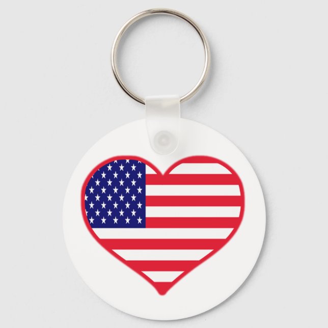 USA Love Key Ring (Front)