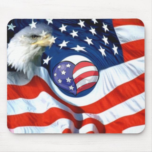 USA Lover_ Mouse Mat (Front)