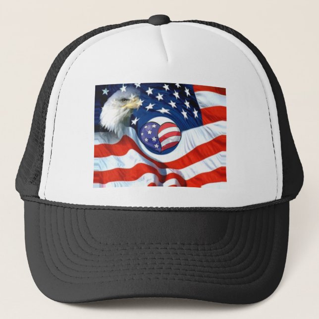 USA Lover_ Trucker Hat (Front)