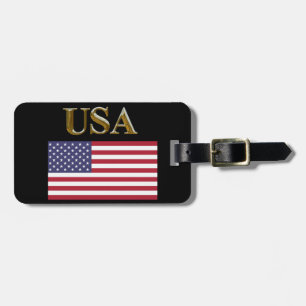 USA LUGGAGE TAG