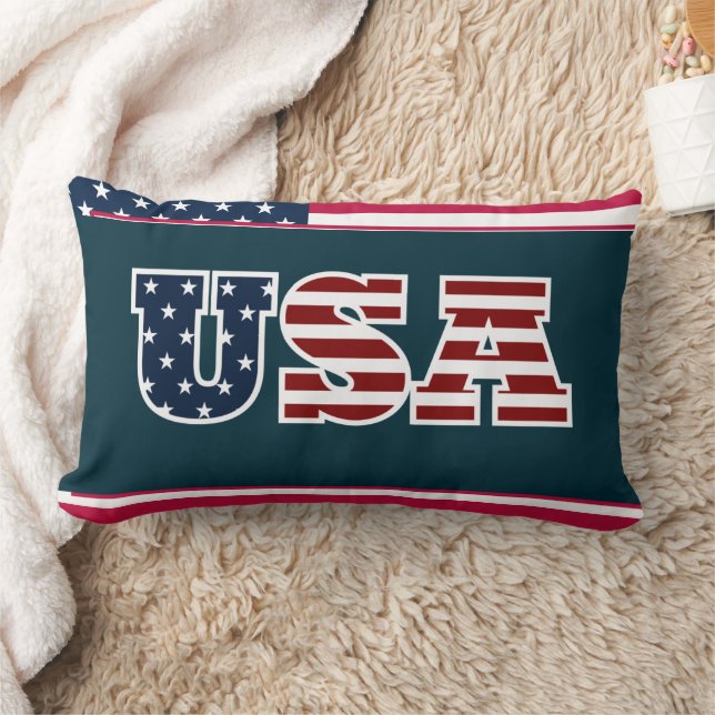 USA Lumbar Pillow (Blanket)