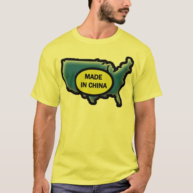 USA - Made In China T-Shirt (Front)