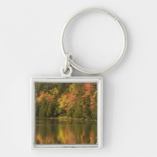 USA; Maine; Acadia NP. Fall reflections at Key Ring