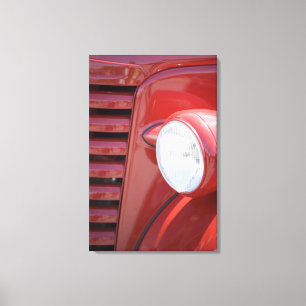 USA, Maine, Owl's Head. Headlight and partial Canvas Print