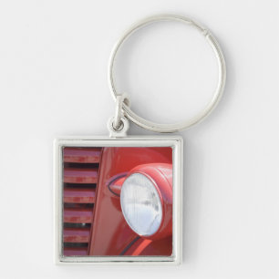 USA, Maine, Owl's Head. Headlight and partial Key Ring