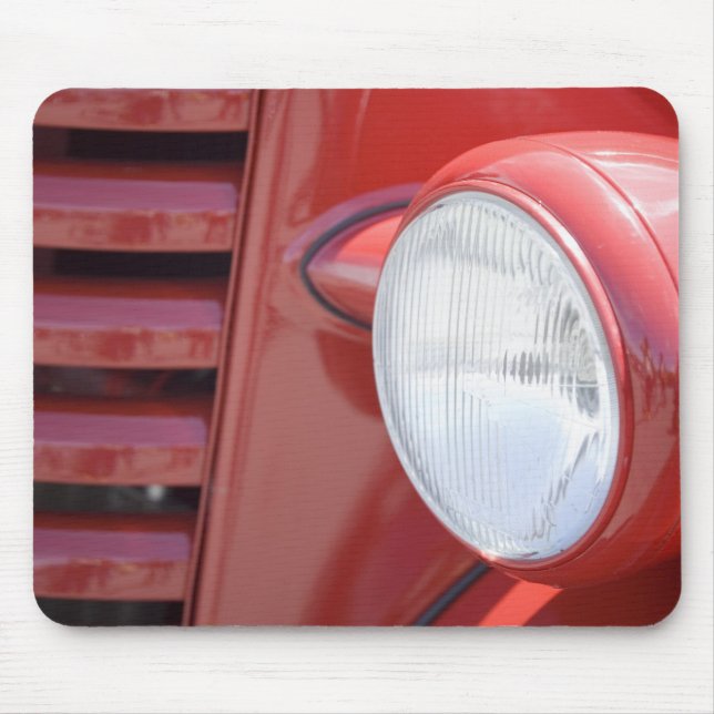 USA, Maine, Owl's Head. Headlight and partial Mouse Mat (Front)