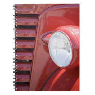 USA, Maine, Owl's Head. Headlight and partial Notebook