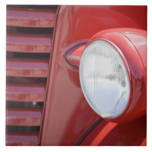 USA, Maine, Owl's Head. Headlight and partial Tile