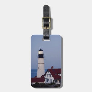 USA, Maine, Portland, Cape Elizabeth, Lighthouse Luggage Tag