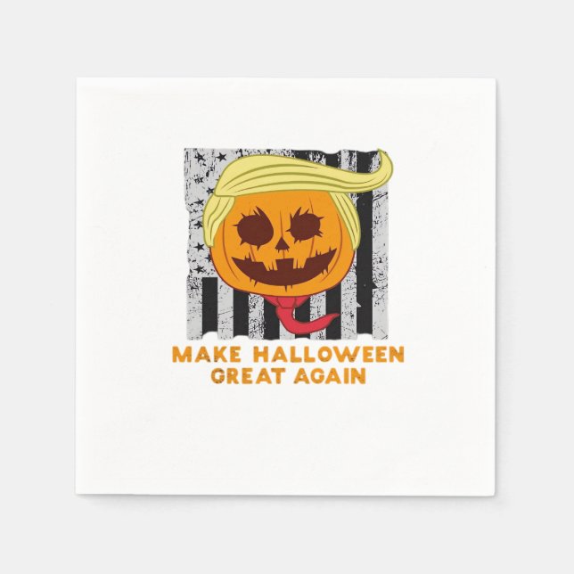 Usa Make Halloween Great Again Funny Classic Napkin (Front)